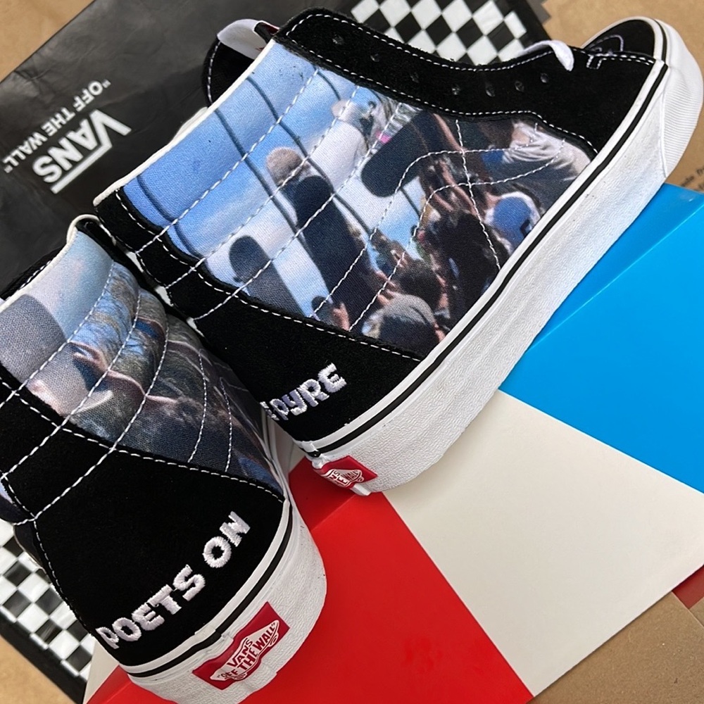 Vans Sk8-Hi Moca Frances Stark/Black Men’s sneakers - Picture 12 of 16